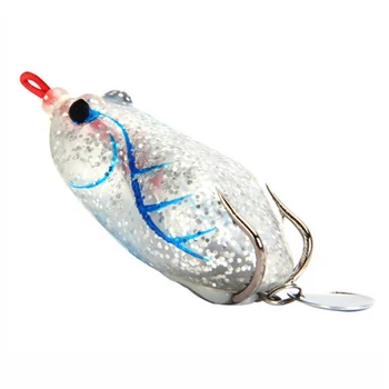 6cm 14g Fishing Frogs Lure Soft Bait Sequin Silicone Artifical Baits With Double Treble Hooks Fishing Tackle Accessories
6cm 14g Fishing Frogs Lure Soft Bait Sequin Silicone Artifical Baits With Double Treble Hooks Fishing Tackle Accessories