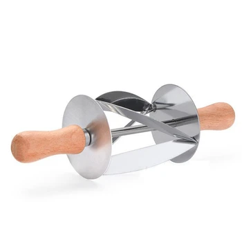 Stainless Steel Rolling Cutter Kitchen Baking Making Croissant Cake Decorating Tools Croissant Bread Wheel Dough Pastry Knife
Stainless Steel Rolling Cutter Kitchen Baking Making Croissant Cake Decorating Tools Croissant Bread Wheel Dough Pastry Knife