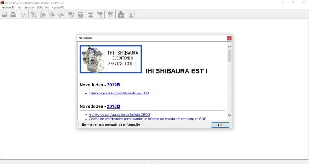 

IHI SHIBAURA Electronic Service Tool I 2019B