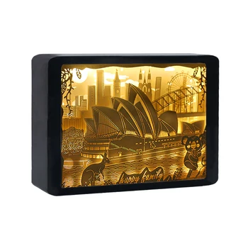 Baby Kids Night Light Room Festival USB Power Paper Cut Boxes Led Light Shadow Frame
Baby Kids Night Light Room Festival USB Power Paper Cut Boxes Led Light Shadow Frame