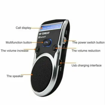 ONEWELL 1PCS Car Kit Solar Speakerphone Car MP3 Player Bluetooth Handsfree Calling LCD Display Sun Visor
ONEWELL 1PCS Car Kit Solar Speakerphone Car MP3 Player Bluetooth Handsfree Calling LCD Display Sun Visor