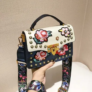 1 PC Rivet Flowers Shoulder Bag Butterfly Wide Band Flowers Crossbody Bag Summer Boho Beach Women Handbag Pouch Fashion Dropship 
1 PC Rivet Flowers Shoulder Bag Butterfly Wide Band Flowers Crossbody Bag Summer Boho Beach Women Handbag Pouch Fashion Dropship