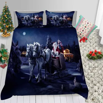 Unique Design Home Textile Christmas Bedding Sets Santa Claus Present Duvet Cover Sets Queen/King Size
Unique Design Home Textile Christmas Bedding Sets Santa Claus Present Duvet Cover Sets Queen/King Size