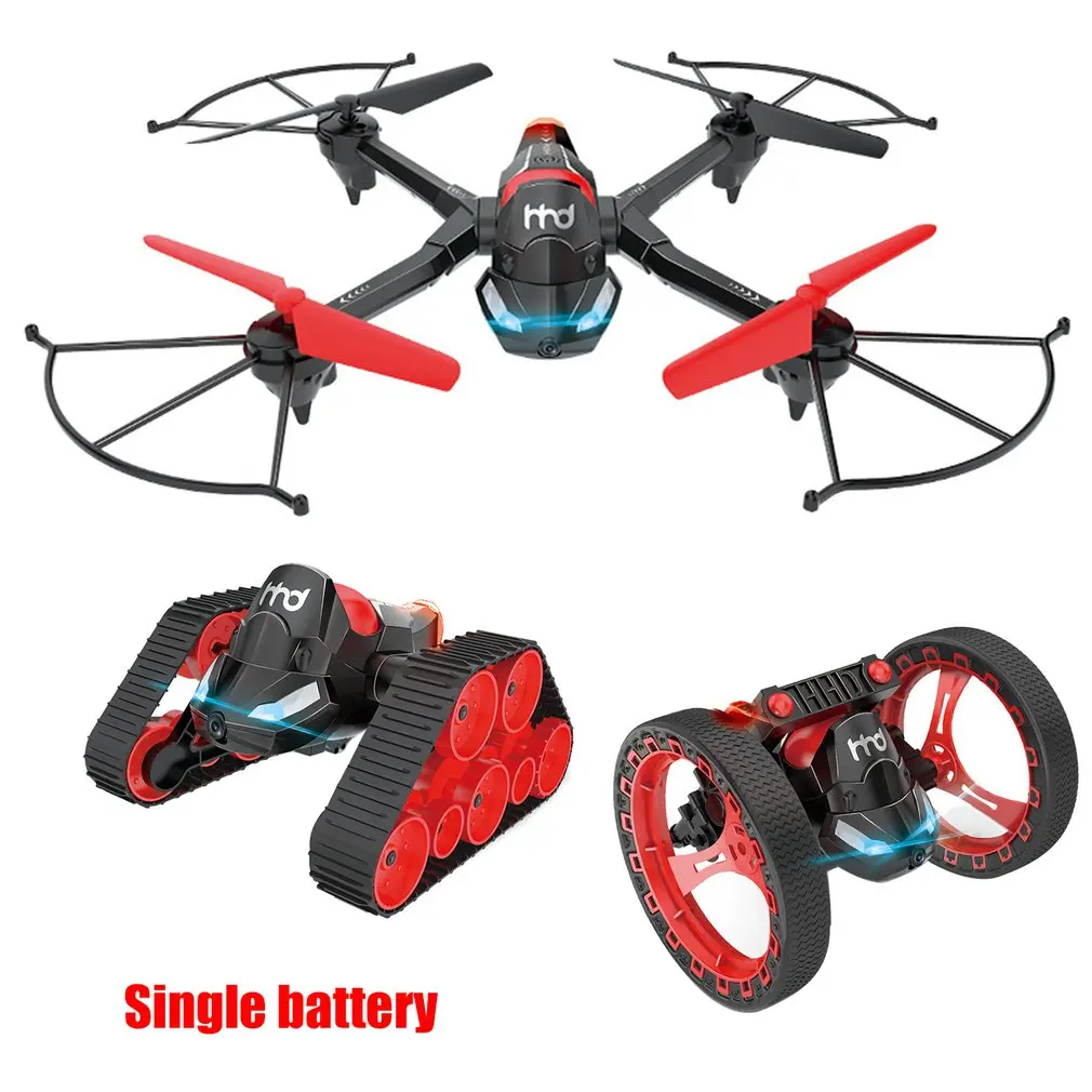 Three-in-one Mobile Phone WIFI Remote Control Aircraft Tank Bouncing Drone Four-axle Aircraft Model Helicopter Toy,Black
Three-in-one Mobile Phone WIFI Remote Control Aircraft Tank Bouncing Drone Four-axle Aircraft Model Helicopter Toy,Black