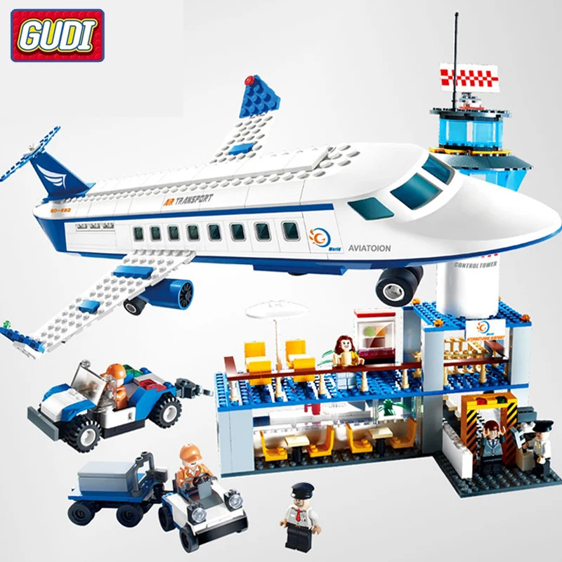 GUDI Legoingly International Airport Aviation Aircraft Building Blocks Sets kits Bricks Model Kids Toys Creator Compatible
GUDI Legoingly International Airport Aviation Aircraft Building Blocks Sets kits Bricks Model Kids Toys Creator Compatible