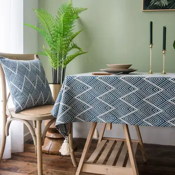 Table Cloth Navy Waterproof Jacquard Pattern Three Color Tassels American Country Tablecloth Household Table Top Decoration
Table Cloth Navy Waterproof Jacquard Pattern Three Color Tassels American Country Tablecloth Household Table Top Decoration