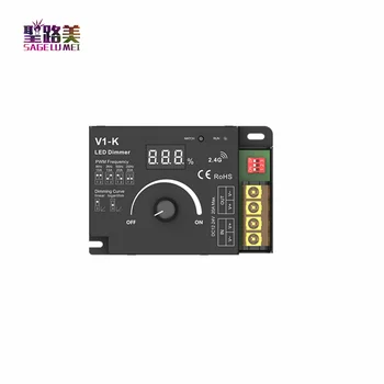 DC 12V 24V Rotary LED Dimmer PWM Wireless Frequency Adjustable 20A Single Color LED Strip Controller Knob 12 Volt Dimmer Switch
DC 12V 24V Rotary LED Dimmer PWM Wireless Frequency Adjustable 20A Single Color LED Strip Controller Knob 12 Volt Dimmer Switch