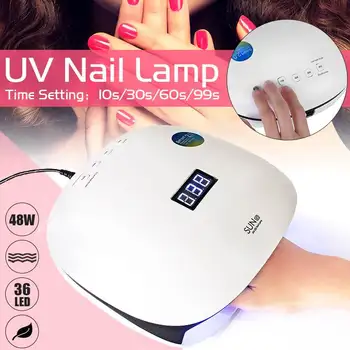 SUN4S 48W UV Polish Lamp Nail Dryer 36 LED Light Manicure Timer Art Smart 2.0 Series AC110-240V EU/US Plug
SUN4S 48W UV Polish Lamp Nail Dryer 36 LED Light Manicure Timer Art Smart 2.0 Series AC110-240V EU/US Plug