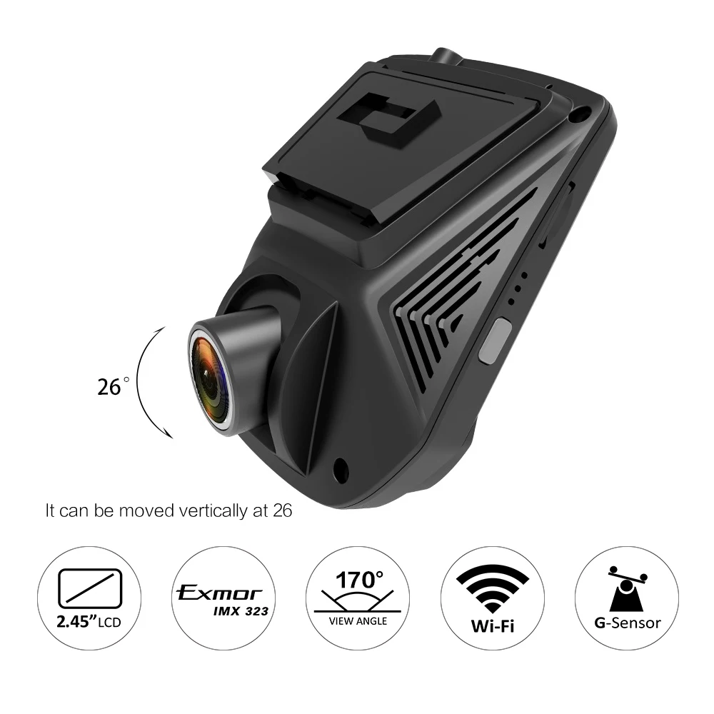2.45" Car DVR Recorder Dash Cam HD1080P Camera Automatically turn on/off USB Charge For tesla model 3 passat b5.5 honda civic 
2.45" Car DVR Recorder Dash Cam HD1080P Camera Automatically turn on/off USB Charge For tesla model 3 passat b5.5 honda civic