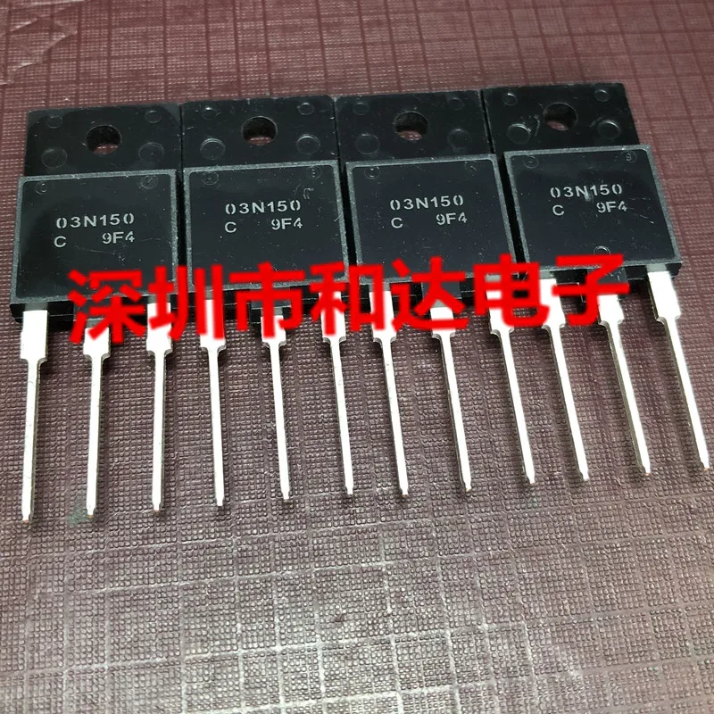 

Original 2pcs/ 03N150 NDUL03N150CG TO-3PF 1500V 2.5A