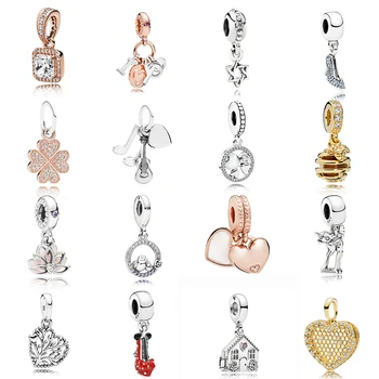 NEW 2019 100% 925 Sterling Silver Rose Gold Family High Heels Heart Shape Tree Pendant Fit DIY Original Women Bracelet Jewelry
NEW 2019 100% 925 Sterling Silver Rose Gold Family High Heels Heart Shape Tree Pendant Fit DIY Original Women Bracelet Jewelry