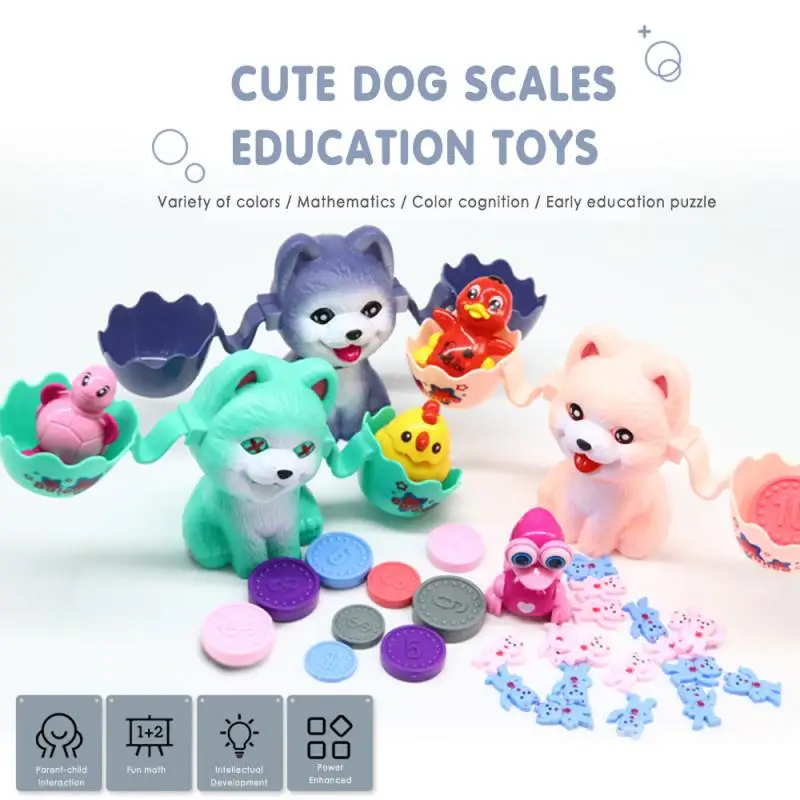 Montessori Math Match Game Board Toys Dog Balancing Scale Number Balance Games Baby Learning Toy Parent-child Interactive Toy
Montessori Math Match Game Board Toys Dog Balancing Scale Number Balance Games Baby Learning Toy Parent-child Interactive Toy