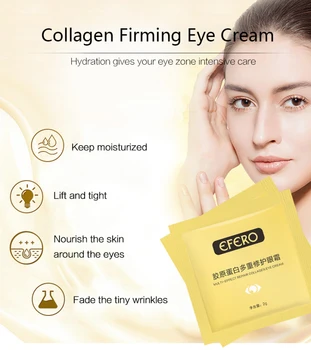 EFERO 10pcs Portable Collagen Eye Cream Essence Anti Wrinkle Remove Dark Circles Repair Eye Cream Hydrated Bright Eye Care TSLM2
EFERO 10pcs Portable Collagen Eye Cream Essence Anti Wrinkle Remove Dark Circles Repair Eye Cream Hydrated Bright Eye Care TSLM2