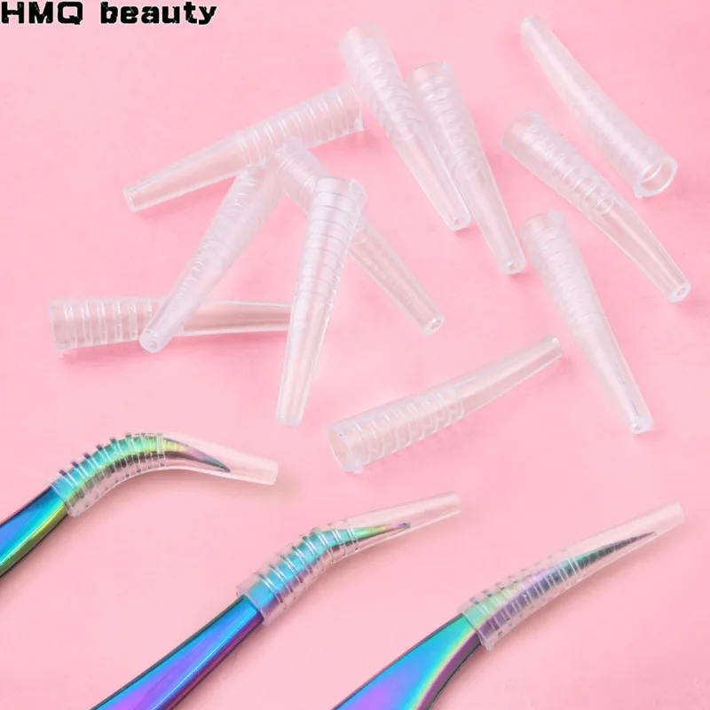 10 Pcs Grafting Eyelashes Tips Covers Tweezers Silicone Cases Falling Bad Tweezers Sets Eyelashes Auxiliary Tools
10 Pcs Grafting Eyelashes Tips Covers Tweezers Silicone Cases Falling Bad Tweezers Sets Eyelashes Auxiliary Tools