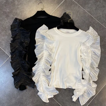 HIGH STREET 2020 Newest Fashion Designer Blouse Women's Ruffles Long sleve Blouse Top
HIGH STREET 2020 Newest Fashion Designer Blouse Women's Ruffles Long sleve Blouse Top