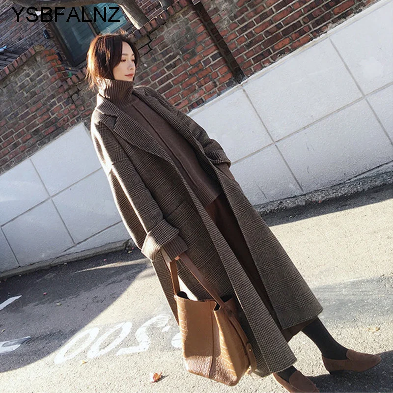 Long Plaid Belt Winter Faux Wool Blend 2023 Fashion Autumn Coats Womens Jackets Manteau Femme Female Overcoat Cape Cloak Clothes
Long Plaid Belt Winter Faux Wool Blend 2023 Fashion Autumn Coats Womens Jackets Manteau Femme Female Overcoat Cape Cloak Clothes