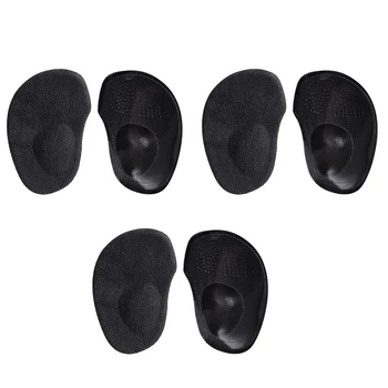 3 Pair Ball of Foot Cushions, Metatarsal Pads and Self-Sticking Forefoot Cushions Non-Slip Arch Suppor for Pain Relief Black
3 Pair Ball of Foot Cushions, Metatarsal Pads and Self-Sticking Forefoot Cushions Non-Slip Arch Suppor for Pain Relief Black
