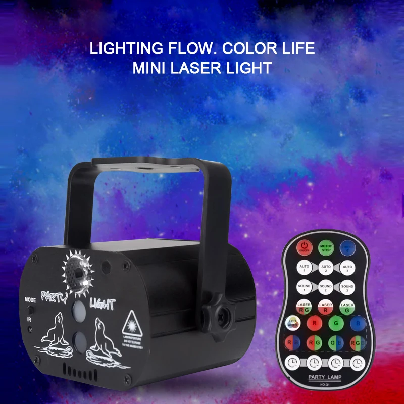 Mini Charging DJ Disco Light Stroboscope Party Light Voice Effect Laser Projector Dancer Light
Mini Charging DJ Disco Light Stroboscope Party Light Voice Effect Laser Projector Dancer Light