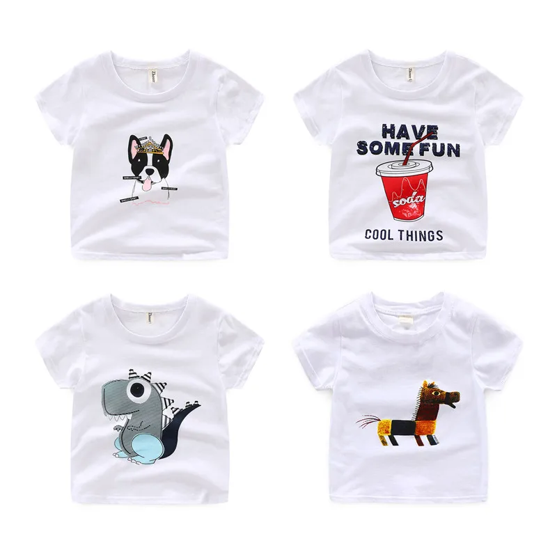 Childrenswear BOY'S Short-sleeved T-shirt Summer 2019 Children Summer Wear New Style CHILDREN'S Cartoon Crew Neck BOY'S Short-sl
Childrenswear BOY'S Short-sleeved T-shirt Summer 2019 Children Summer Wear New Style CHILDREN'S Cartoon Crew Neck BOY'S Short-sl