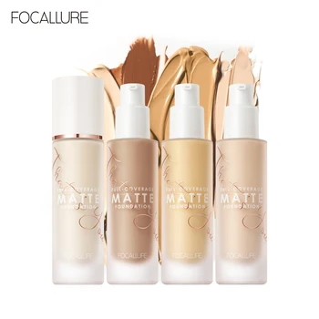 

Focallure full coverage foundation Long-wear Matte Finish Flawless fade blemishes buttery soft 20 shades even skin tone