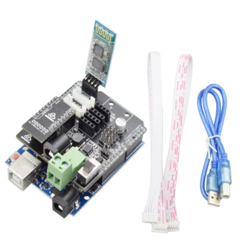 HC-06 Bluetooth APP Controller with UNO R3 for Arduino TB6612 Motor Driver Board for 2 Wheels Self-balancing Robot Car DIY STEM
HC-06 Bluetooth APP Controller with UNO R3 for Arduino TB6612 Motor Driver Board for 2 Wheels Self-balancing Robot Car DIY STEM