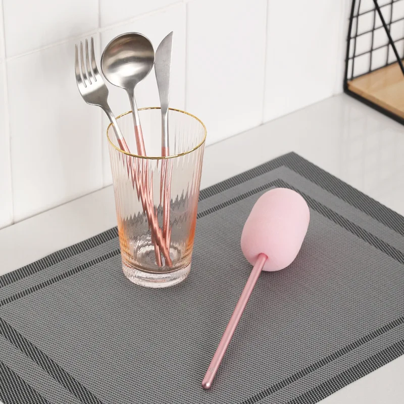 Sponge Cup Brush Long Handle 360-degree Rotating Milk Coffee Tea Glass Bottle Washing Brushes Kitchen Cleaning Tools Accessories
Sponge Cup Brush Long Handle 360-degree Rotating Milk Coffee Tea Glass Bottle Washing Brushes Kitchen Cleaning Tools Accessories