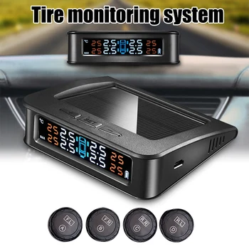New Car Tire Pressure Monitoring System Solar Power Portable TPMS 4 External Sensors
New Car Tire Pressure Monitoring System Solar Power Portable TPMS 4 External Sensors