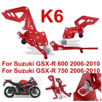 K6 Red B Style Motorcycle Footrest Rear Foot Pedal Pegs Set For Suzuki GSX-R 600 750 GSX-R GSXR D40 
K6 Red B Style Motorcycle Footrest Rear Foot Pedal Pegs Set For Suzuki GSX-R 600 750 GSX-R GSXR D40