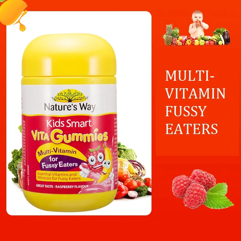 NATURE WAY Kid Smart VITAGUMMIES 60Caps Multi Vitamin for Fussy Eater Growth Development Brain Function Eye Immune System Health
NATURE WAY Kid Smart VITAGUMMIES 60Caps Multi Vitamin for Fussy Eater Growth Development Brain Function Eye Immune System Health