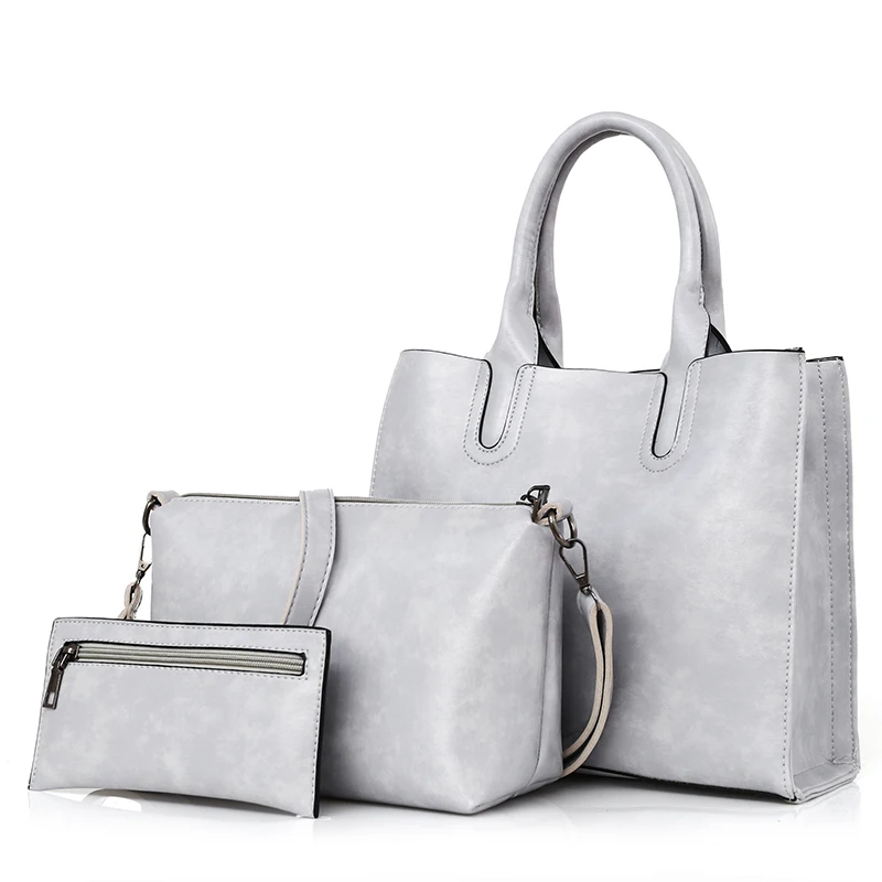 2020 new minimalistic and stylish one-shoulder casual bag for girls women handbag pu leather mother bag three-piece tote bag
2020 new minimalistic and stylish one-shoulder casual bag for girls women handbag pu leather mother bag three-piece tote bag