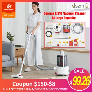 Newest Deerma TJ210 Vacuum Cleaner 6L 18,000Pa strong suction multi-function Wet Dry Liquid Blow Dryer Floor Vacuum Cleaner
Newest Deerma TJ210 Vacuum Cleaner 6L 18,000Pa strong suction multi-function Wet Dry Liquid Blow Dryer Floor Vacuum Cleaner