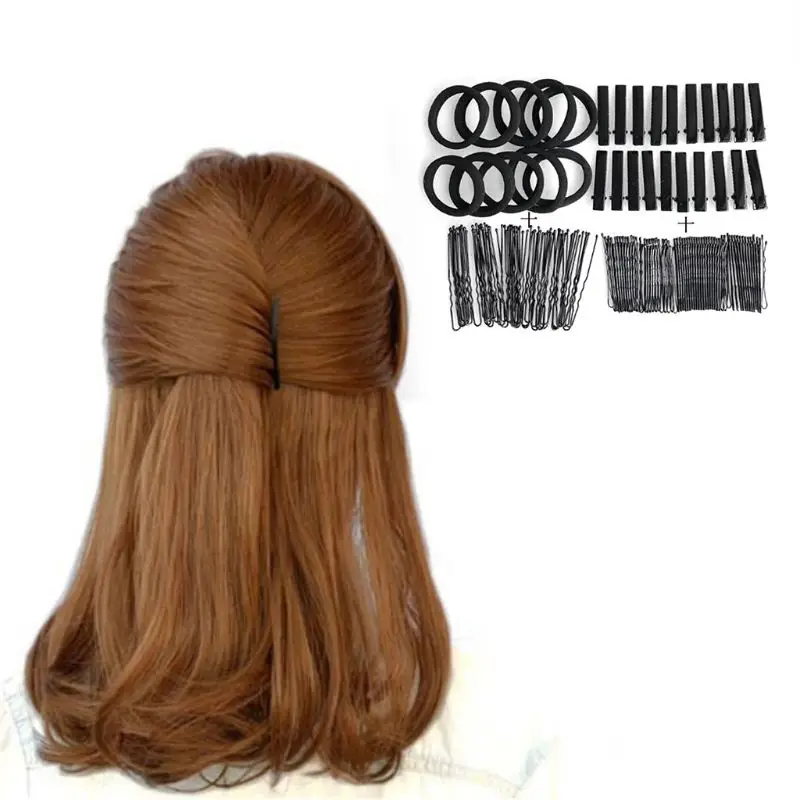 40Pcs U Shape Barrette 40Pcs Pins 20Pcs Duckbill Clips 10Pcs Elastic Band Makeup Black Invisible Hair Styling Accessory X7YB
40Pcs U Shape Barrette 40Pcs Pins 20Pcs Duckbill Clips 10Pcs Elastic Band Makeup Black Invisible Hair Styling Accessory X7YB