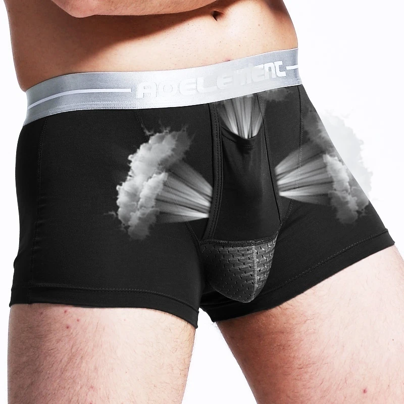 Men's Underwear Men Boxers Modal Soft Male Breathable Underpants Scrotum Care Capsule Fuction Health Separation Shorts
Men's Underwear Men Boxers Modal Soft Male Breathable Underpants Scrotum Care Capsule Fuction Health Separation Shorts