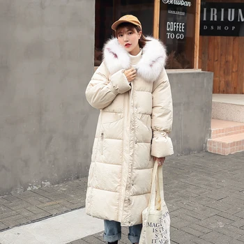 Nicesnowl Fashion Winter Coat new Women Jackets Thick Down Parkas Fur Hooded Cotton Long Coats Warm Windbreaker Female Outwear
Nicesnowl Fashion Winter Coat new Women Jackets Thick Down Parkas Fur Hooded Cotton Long Coats Warm Windbreaker Female Outwear