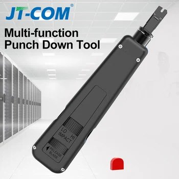 110 Type Punch Down Tool Multi-function Network Cable Module Tool with Two Blades Telephone Impact Terminal Insertion Tools
110 Type Punch Down Tool Multi-function Network Cable Module Tool with Two Blades Telephone Impact Terminal Insertion Tools