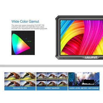 Lilliput A5 5" IPS 4K HDMI Camera Monitor for DSLR or Mirrorless Camera, Camera-top Field Video Monitor
Lilliput A5 5" IPS 4K HDMI Camera Monitor for DSLR or Mirrorless Camera, Camera-top Field Video Monitor