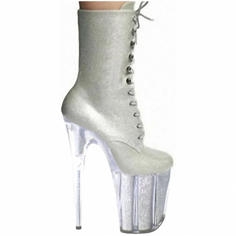 Customizable Exotic Dancer Casual 20cm High-heeled Female Shoe Thick Platform Boots Waterproof Round Toe Botas Crystal Ankle
Customizable Exotic Dancer Casual 20cm High-heeled Female Shoe Thick Platform Boots Waterproof Round Toe Botas Crystal Ankle