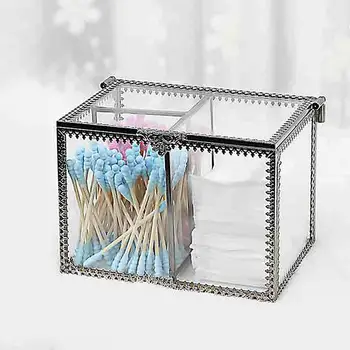 Transparent Cotton Swab Storage Box Makeup Organizer Metal Storage Box Cotton Swab Cosmetic Box Bathroom Bedroom Storage
Transparent Cotton Swab Storage Box Makeup Organizer Metal Storage Box Cotton Swab Cosmetic Box Bathroom Bedroom Storage