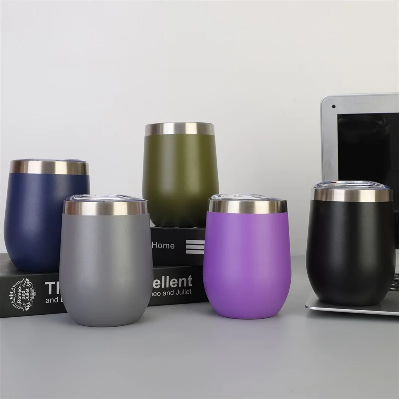 Double Layer Egg-Shaped Wine Glass Egg Shell Cup U-Shaped Vacuum Insulation Cup Cold Insulation Thermos Bottle Customizable Logo
Double Layer Egg-Shaped Wine Glass Egg Shell Cup U-Shaped Vacuum Insulation Cup Cold Insulation Thermos Bottle Customizable Logo