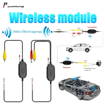 AMPrime 2.4Ghz Wireless Rear View Camera RCA Video Transmitter & Receiver Kit for Car Rearview Monitor FM Transmitter & Receiver
AMPrime 2.4Ghz Wireless Rear View Camera RCA Video Transmitter & Receiver Kit for Car Rearview Monitor FM Transmitter & Receiver