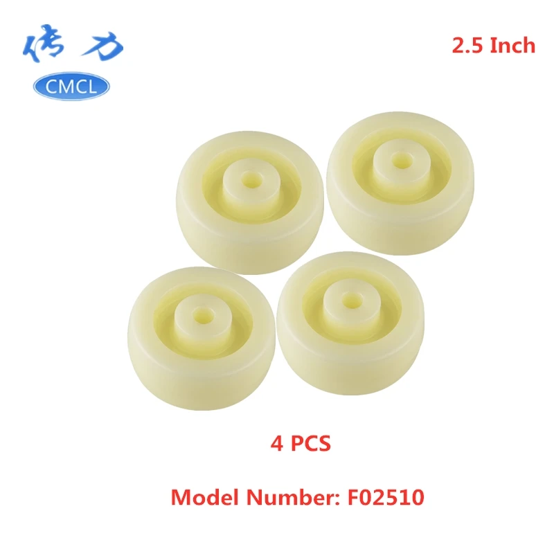 4 Pcs/Lot Casters Wholesale 2.5-inch Fat Wheel Single Diameter 65mm Bearingless Nylon Thickened White Pp Sofa Foot 
4 Pcs/Lot Casters Wholesale 2.5-inch Fat Wheel Single Diameter 65mm Bearingless Nylon Thickened White Pp Sofa Foot