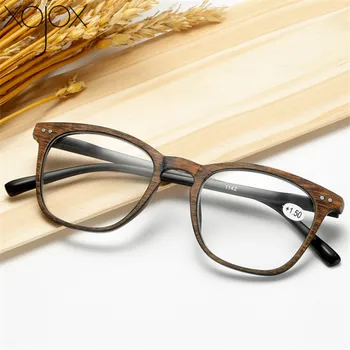XojoX Wood Grain Reading Glasses Women Men HD Resin Presbyopic Glasses Reader Hyperopia Prescription Diopter Eyewear 1.5 2.0 2.5 
XojoX Wood Grain Reading Glasses Women Men HD Resin Presbyopic Glasses Reader Hyperopia Prescription Diopter Eyewear 1.5 2.0 2.5