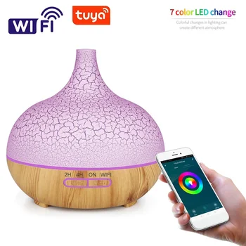 400ml Timing Voice APP Control Air Humidifier WiFi Essential Oil Diffuser car Air Humidifier for home Works with Alexa Google
400ml Timing Voice APP Control Air Humidifier WiFi Essential Oil Diffuser car Air Humidifier for home Works with Alexa Google