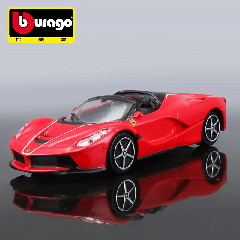 

Bburago 1:43 Ferrari laFerrari yellow Alloy Racing Convertible alloy car model simulation car decoration collection gift toy