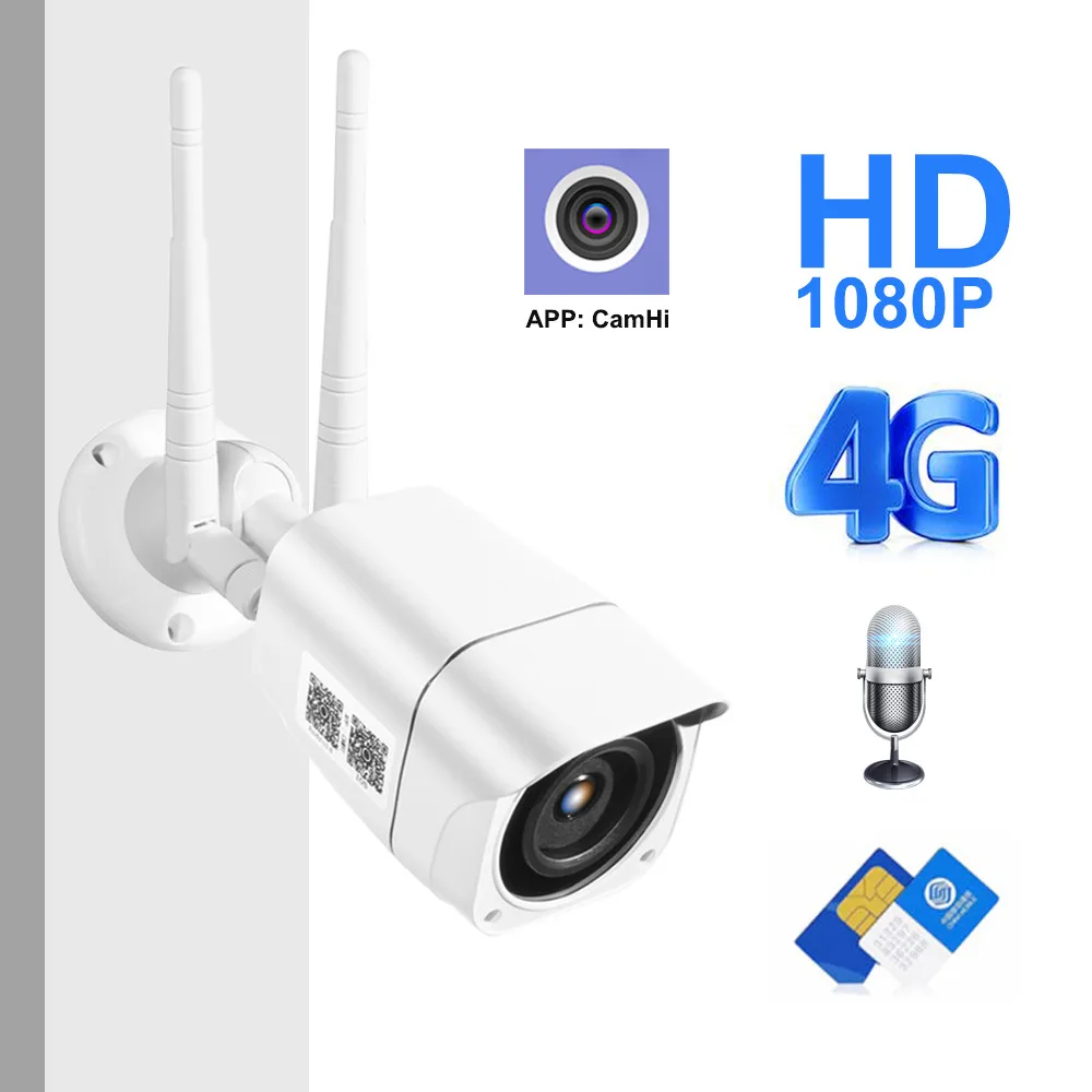 ZILNK 4G SIM Card IP Camera 1080P 5MP HD Wireless WIFI Outdoor Security Bullet Camera CCTV Metal P2P Onvif Two Way Audio Camhi
ZILNK 4G SIM Card IP Camera 1080P 5MP HD Wireless WIFI Outdoor Security Bullet Camera CCTV Metal P2P Onvif Two Way Audio Camhi