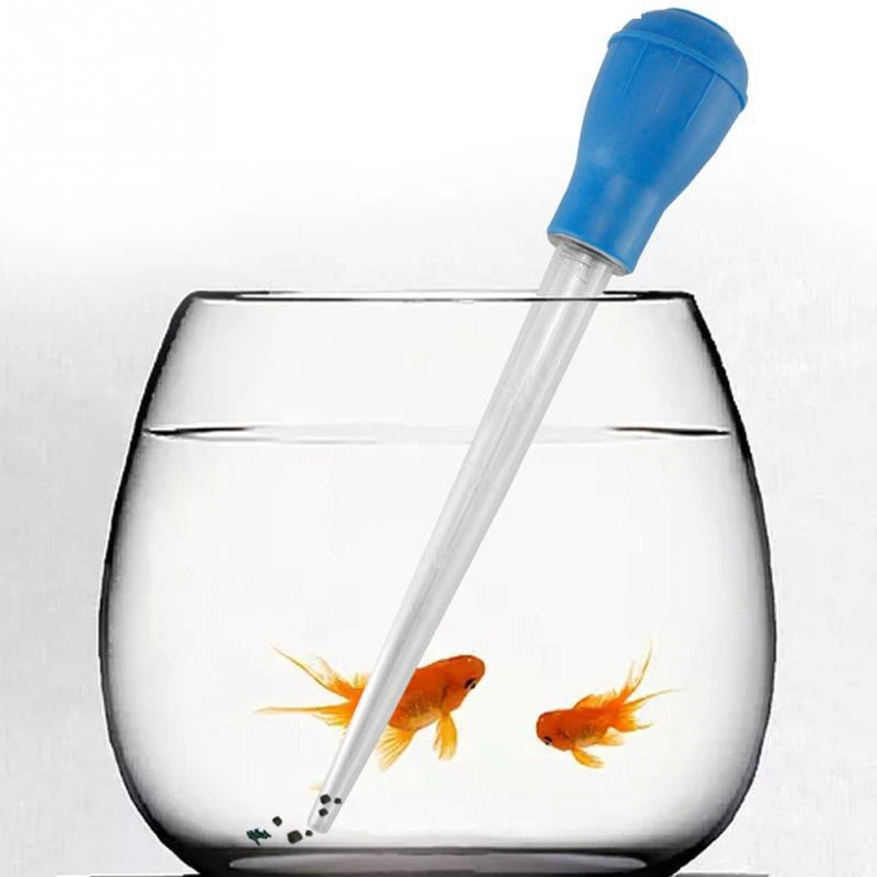 1 Betta Waste Remover for Mini Aquarium Water Transfer Gravel Cleaner Feeder Waste Remover Changer Tool Cleaning Equipment