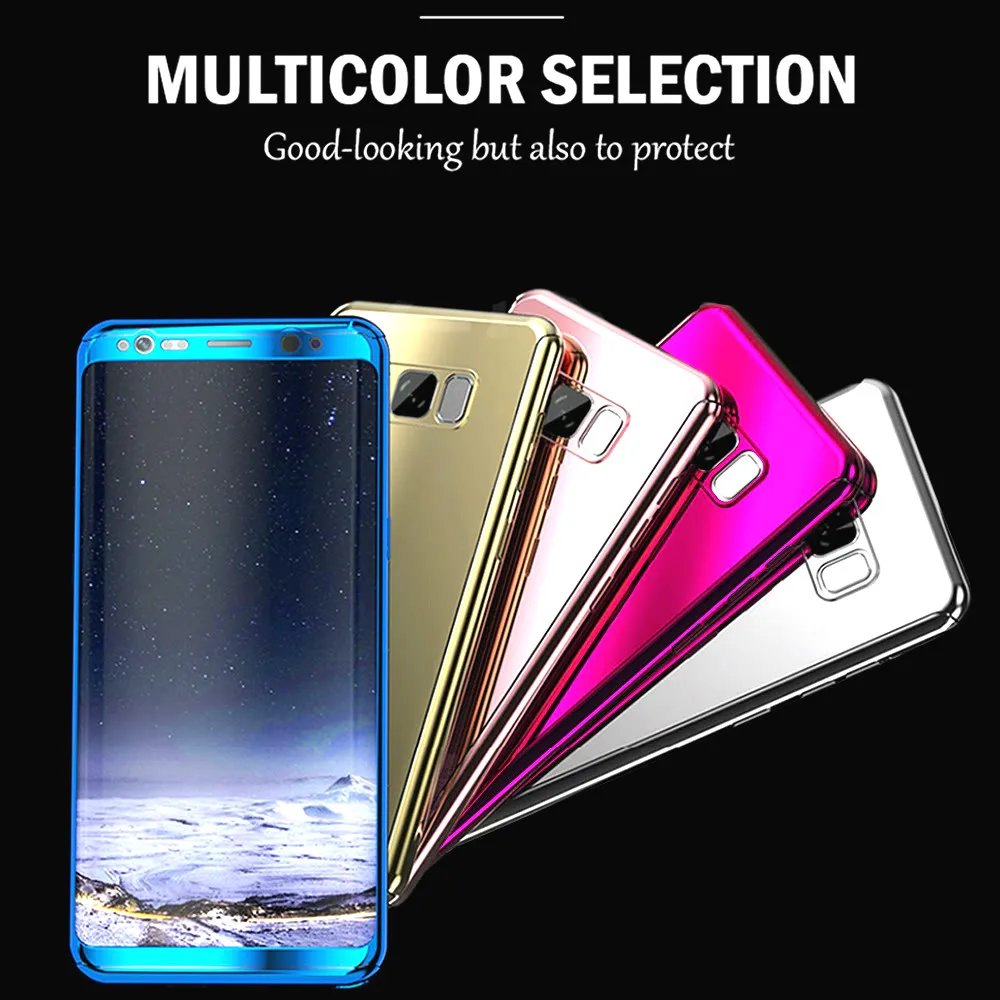 Soft Film Glossy Mirror Case For Samsung Note8 Note9 S7 edge Colorful Back Shell For S10e S10 S9 S8 Plus Screen Protection Funda
Soft Film Glossy Mirror Case For Samsung Note8 Note9 S7 edge Colorful Back Shell For S10e S10 S9 S8 Plus Screen Protection Funda