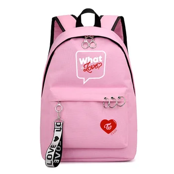 New Korean Fashion Kpop TWICE Backpacks for Teenage Girls Twice What Is Love Kawaii Canvas Backpack Rucksack Sac A Dos Femme
New Korean Fashion Kpop TWICE Backpacks for Teenage Girls Twice What Is Love Kawaii Canvas Backpack Rucksack Sac A Dos Femme