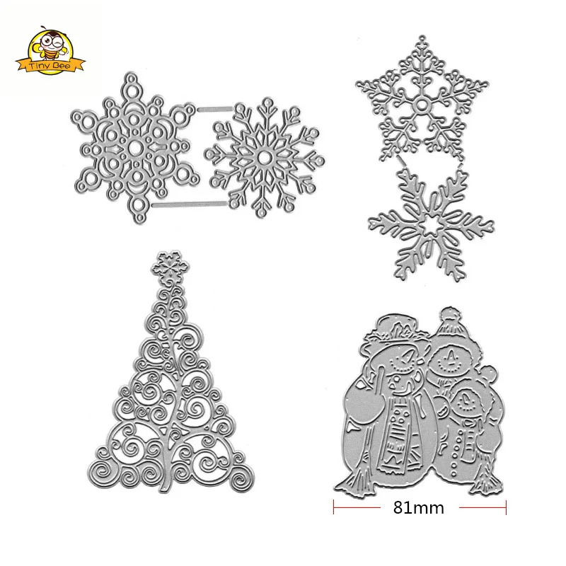 Merry Christmas Tree Snowflake Die Cuts Metal Cutting Dies Snowman Set For DIY Scrapbooking Card Stencil Paper DIY Cards
Merry Christmas Tree Snowflake Die Cuts Metal Cutting Dies Snowman Set For DIY Scrapbooking Card Stencil Paper DIY Cards