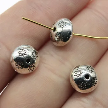 Antique Silver Color 10x10x7mm Snowflakes Beads Small Hole Beads Spacers Beads Pendants For Bracelets Gifts For Women 80 Pieces
Antique Silver Color 10x10x7mm Snowflakes Beads Small Hole Beads Spacers Beads Pendants For Bracelets Gifts For Women 80 Pieces